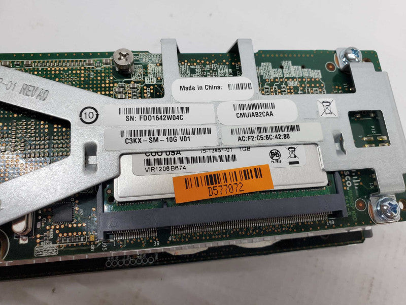 Cisco C3KX-SM-10G SFP+ Network Service Module  _