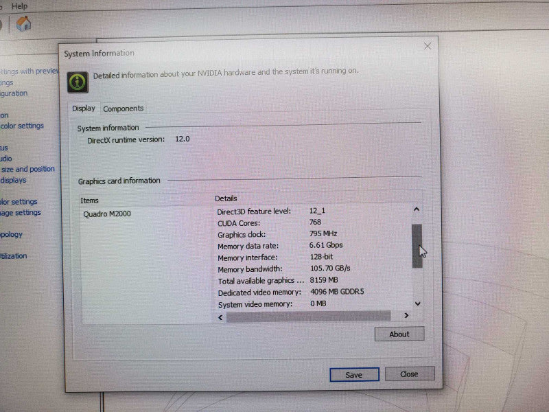 Dell NVIDIA Quadro M2000 0W2TP6 Video Card 4GB GDDR5 4x DP _