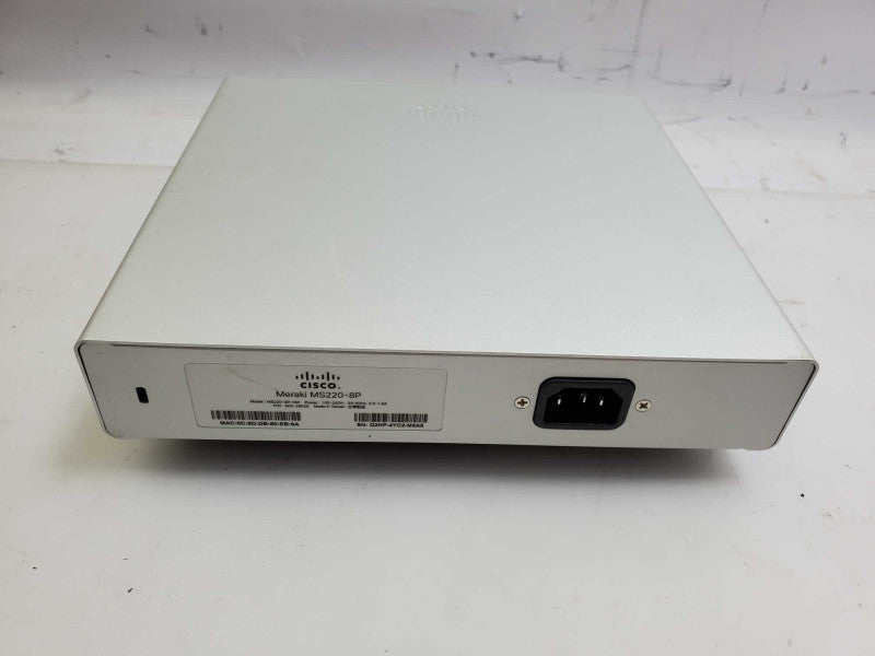 Cisco Meraki MS220-8P-HW / 8-Port PoE GbE Switch Claimed )