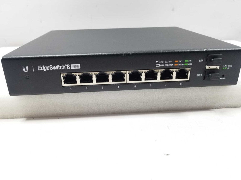 Ubiquiti Networks ES-8-150W 8-Ports GigE PoE+ & 2-Ports 1G SFP Switch ~