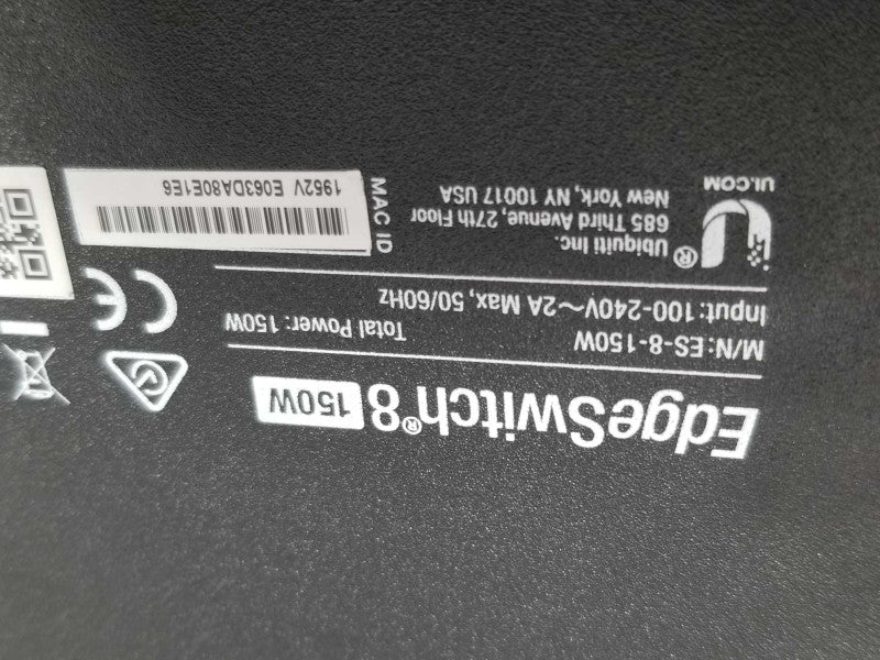 Ubiquiti Networks ES-8-150W 8-Ports GigE PoE+ & 2-Ports 1G SFP Switch ~