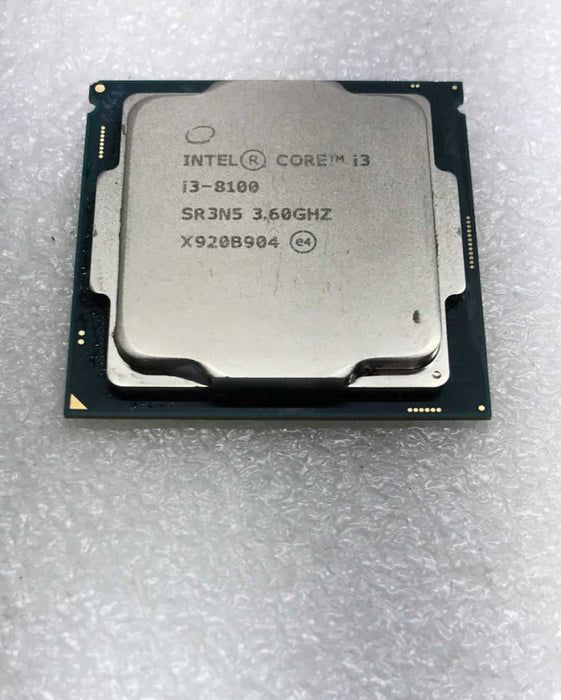 Intel i3-8100 SR3N5 3.60GHz Quad Core Processor