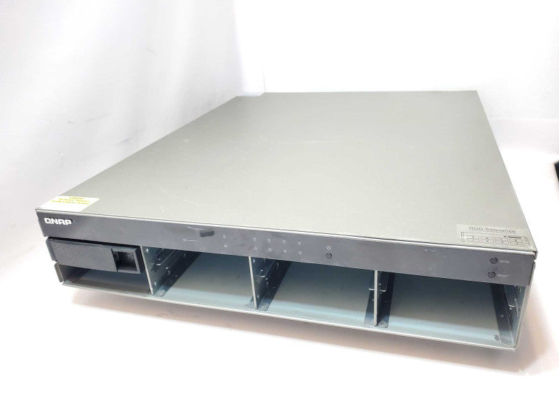 QNAP TS-809U 8-Bay network attached storage, 1x 4TB HDD, 2x PSU _