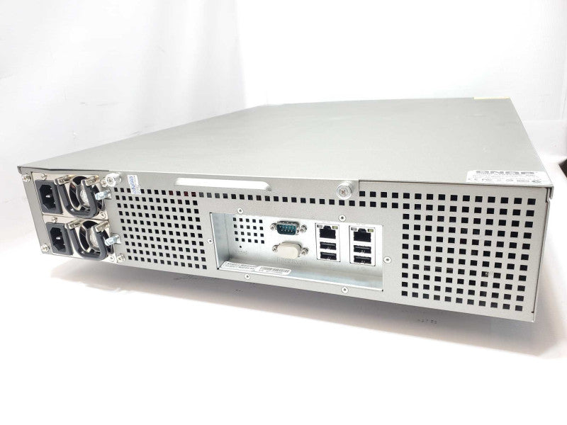 QNAP TS-809U 8-Bay network attached storage, 1x 4TB HDD, 2x PSU _