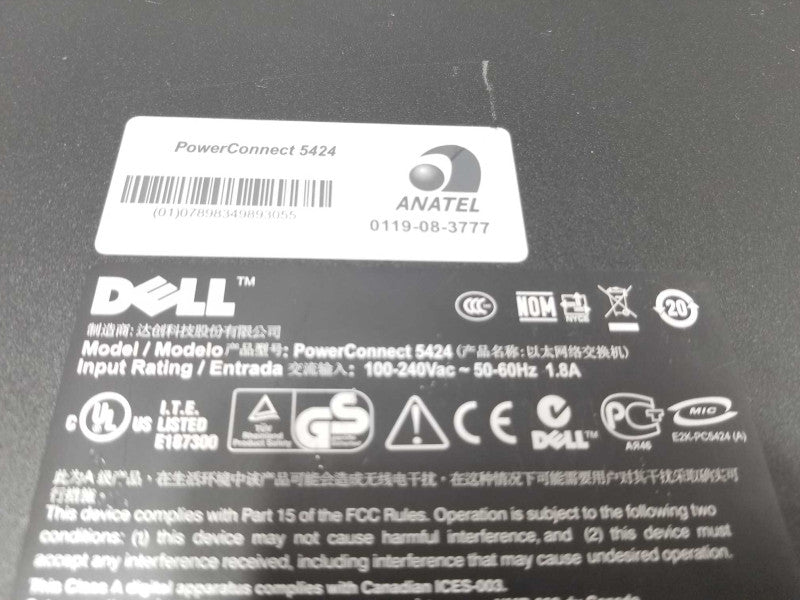 Dell PowerConnect 5424 24 Port Gigabit Switch W/ Brackets  ~