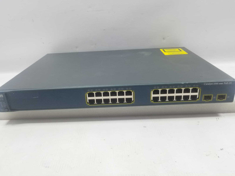 Cisco Catalyst 3560 PoE 24-Port Fast Ethernet Switch WS-C3560-24PS-S ~