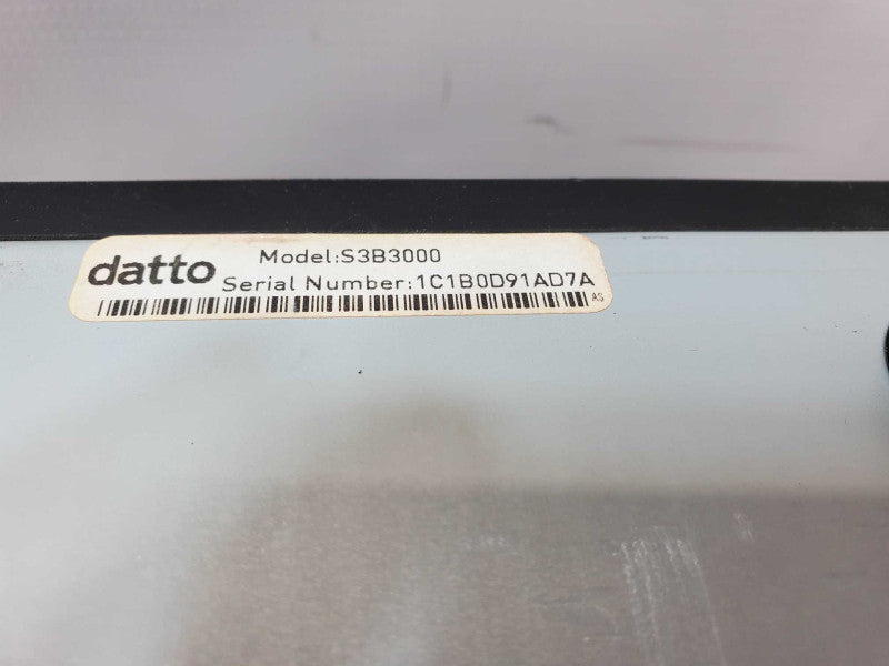 Datto S3B3000 WS, Xeon D-1521 2.4GHz, 32GB DDR4, 2TB HDD, 4x HDD Trays _