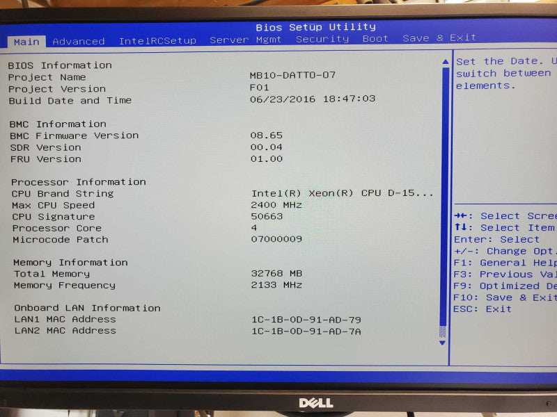 Datto S3B3000 WS, Xeon D-1521 2.4GHz, 32GB DDR4, 2TB HDD, 4x HDD Trays _
