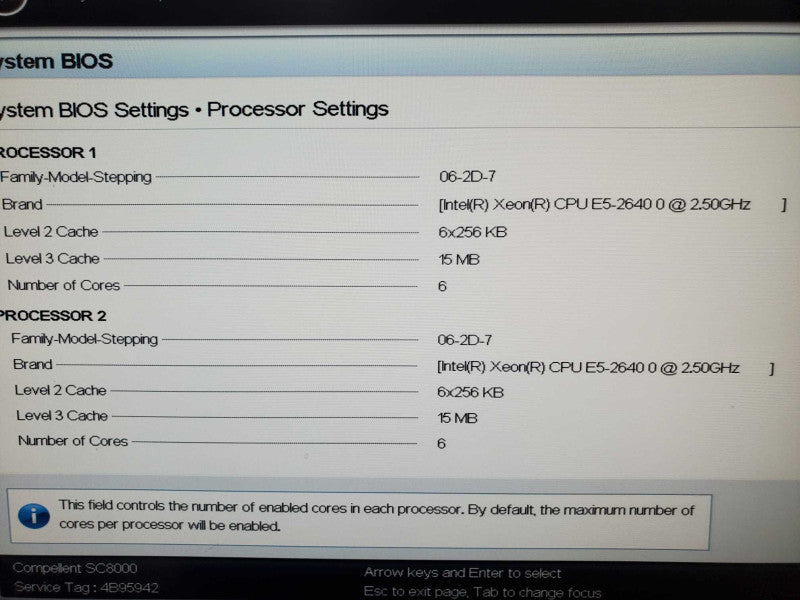 Dell Compellent SC8000 Storage Controller, 2x E5-2640 2.5GHz 64GB DDR3 |