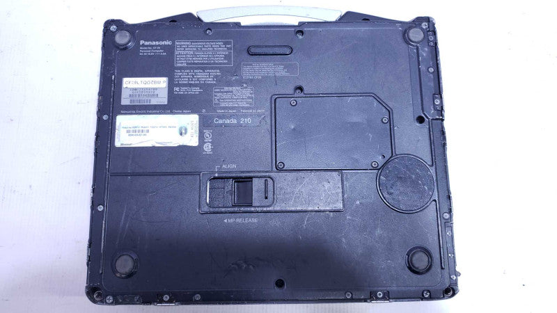 Panasonic ToughBook CF-29 Laptop Pentium M@1.6GHz 512MB 1840 Hours No HDD [