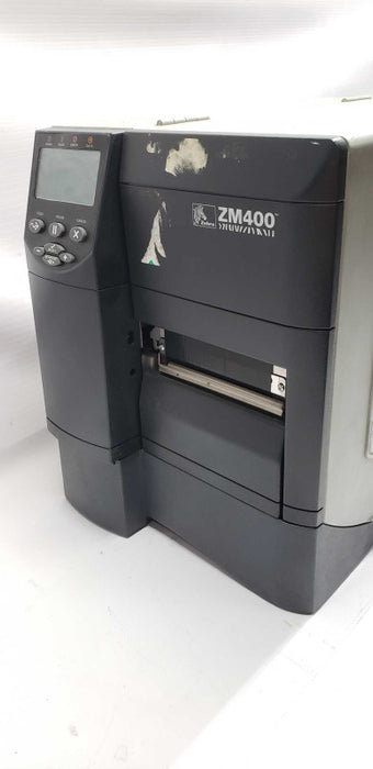 Zebra ZM400 Industrial Thermal Label Printer / TESTED POWER ON ONLY #