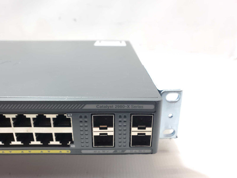 Cisco WS-C2960X-48FPS-L 48x Port PoE 740W managed switch Factory reset _