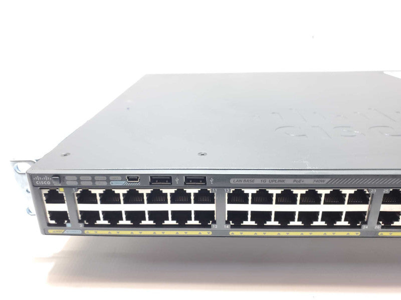 Cisco WS-C2960X-48FPS-L 48x Port PoE 740W managed switch Factory reset _