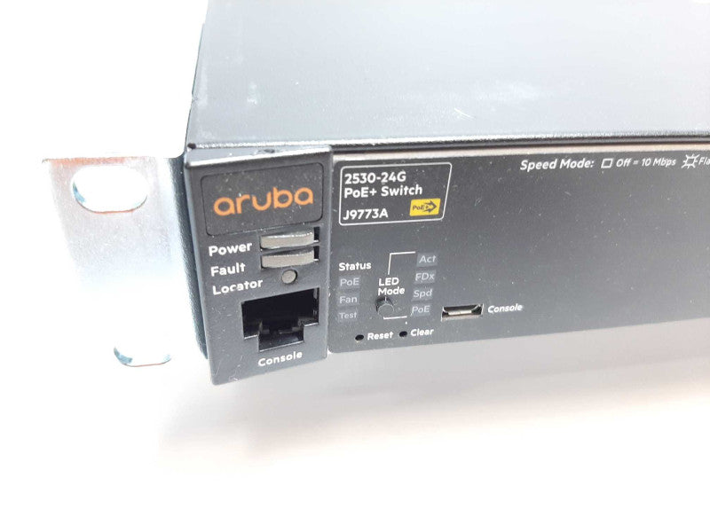 HP ARUBA 2530-24G 24-Port Gigabit Ethernet PoE+ Switch J9773-60201  +