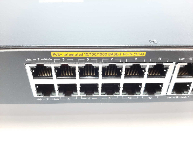 HP ARUBA 2530-24G 24-Port Gigabit Ethernet PoE+ Switch J9773-60201  +