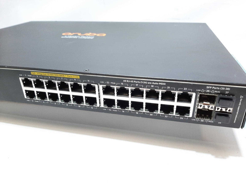 HP ARUBA 2530-24G 24-Port Gigabit Ethernet PoE+ Switch J9773-60201  +