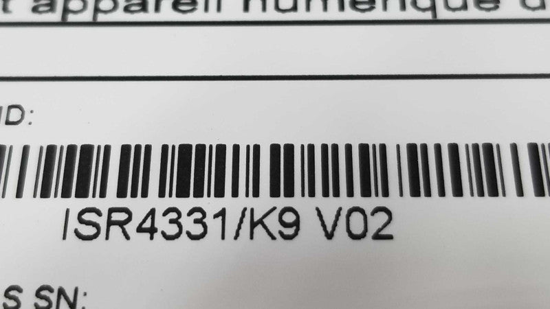Cisco ISR4331/K9 Integrated Services Router \\"Like New\\" IPBase Permanent Lic. ~