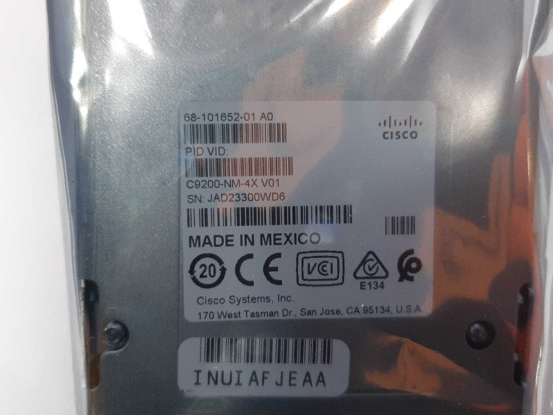 Cisco C9200-NM-4X V01 Catalyst 9200 4x 10G Network Module - New [Sealed] +