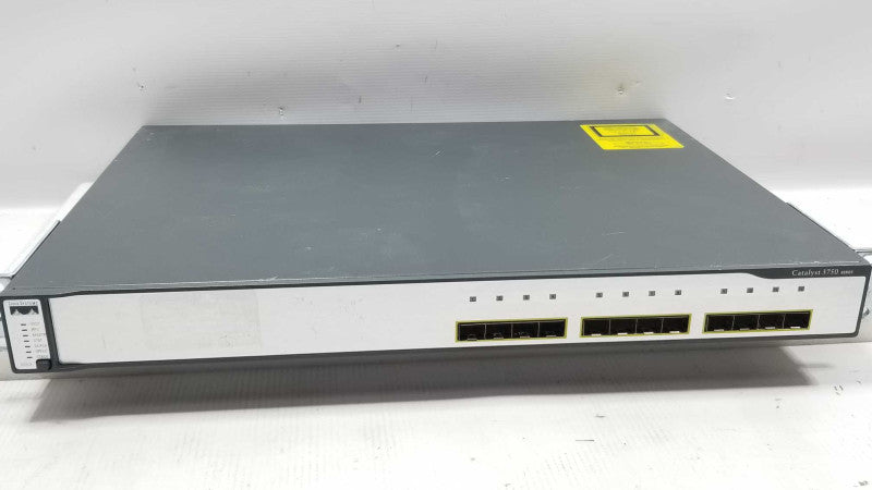 Cisco WS-C3750G-12S-E 12 Port SFP Gigabit Ethernet Switch ~