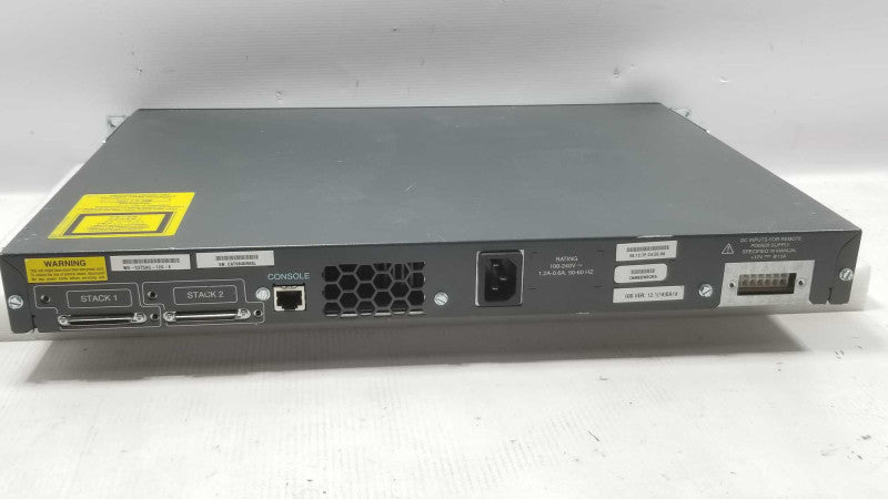 Cisco WS-C3750G-12S-E 12 Port SFP Gigabit Ethernet Switch ~