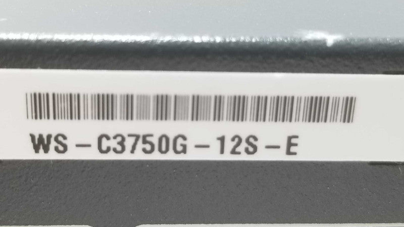 Cisco WS-C3750G-12S-E 12 Port SFP Gigabit Ethernet Switch ~