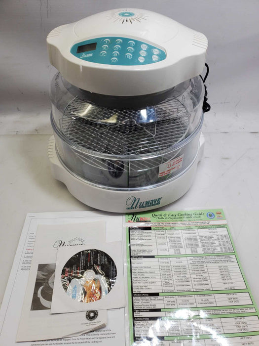 NuWave Oven Pro Infrared Cooking System w/ Manual & 1 pair of pizza flipper )