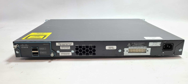 Cisco WS-C2960S-24PD-L 24 Port Gigabit Power PoE 2x SFP Switch W/2960S-STACK  $