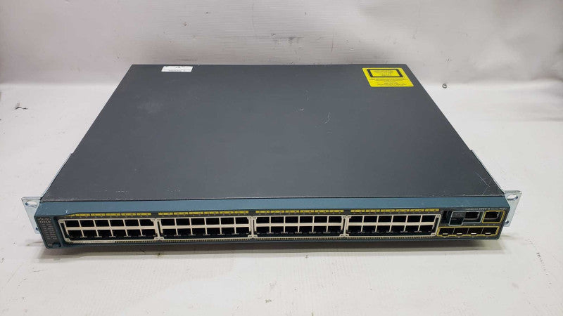 Cisco Catalyst 2960-S Series PoE+ WS-C2960S-48FPS-L V02 48 Port [