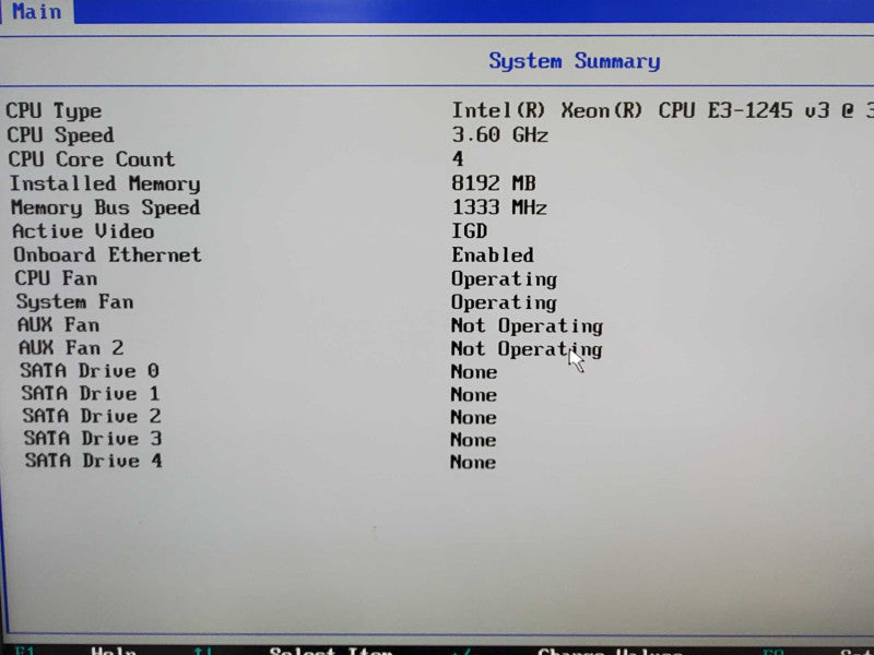 Lenovo ThinkServer TS440, E3-1245 v3 3.6GHz 8GB DDR4 No HDD No RAID Controller (AS-IS) |