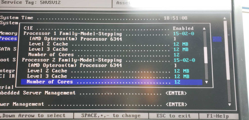Dell Poweredge R815 4x Opteron 6344  / 48gb ram / no HDDS #