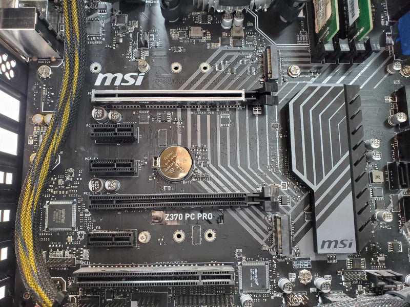 Custom MSI PC, Core I7-8700 3.2GHz, 16GB DDR4, No HDD, 4x 3.5\\" HDD Caddies _