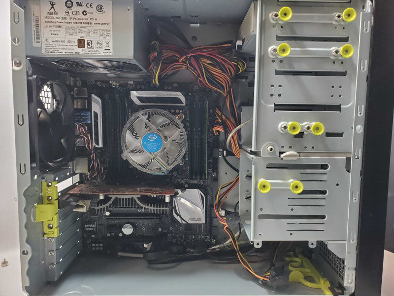 Custom/Asus Tower PC, Core I7-5820K 3.3GHz, 8GB DDR4, No HDD _