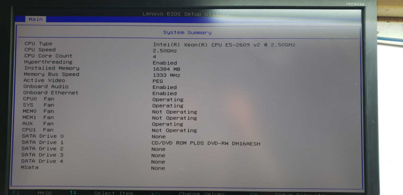 Lenovo thinkstation C30 Xeon E5-2609 V2 @ 2.50ghz / 16gb ram / Quadro NVS 310 #
