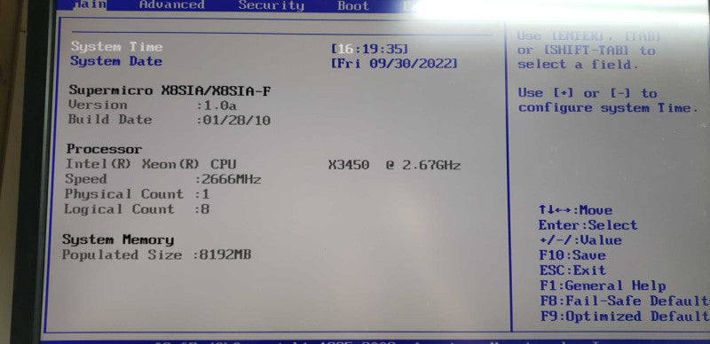 Supermicro X8SIA Xeon X3450 @ 2.67ghz / 8gb ram / no HDDs #