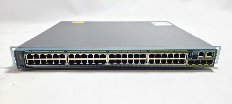 Cisco WS-C2960S-48FPS-L Catalyst 2960-S 48-Port PoE+ 4x SFP Network Switch $