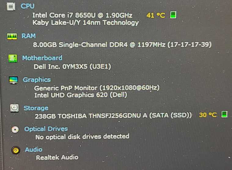 Dell Latitude 7480 i5-7300U 2.6GHz 8GB RAM 256GB SSD 14\\" $
