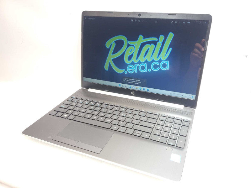 HP 15-dwOOO7ca, Core i5-8265u 1.6GHz, 8GB DDr4, 256GB SSD, w/ Power adapter _
