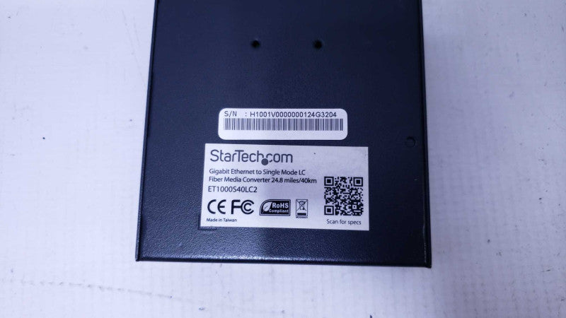 StarTech.com Gigabit Single Mode Fiber Media Converter LC 24.8 Miles/40 Km [