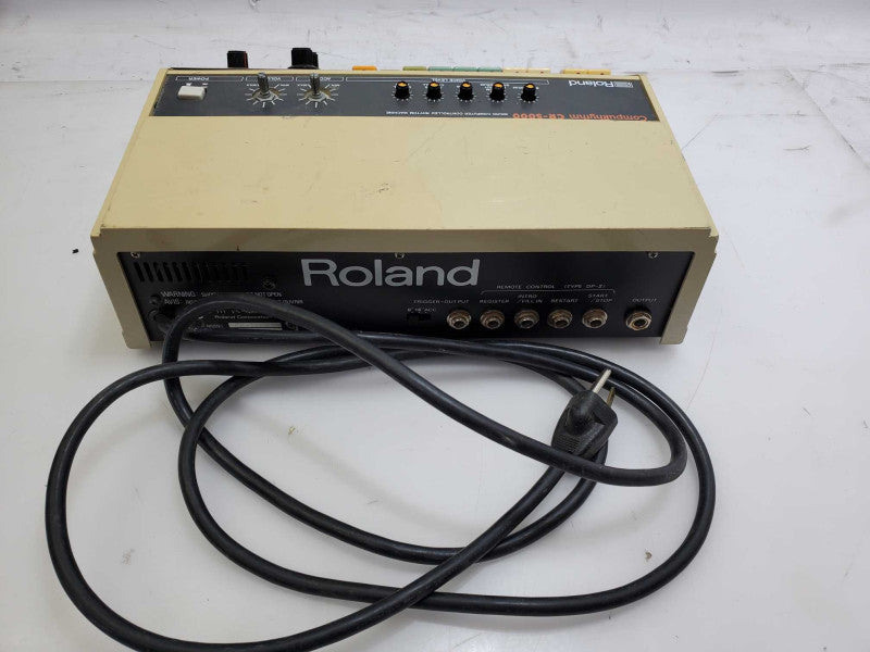 Vintage Roland CR-5000 CompuRhythm Analog Drum Machine )