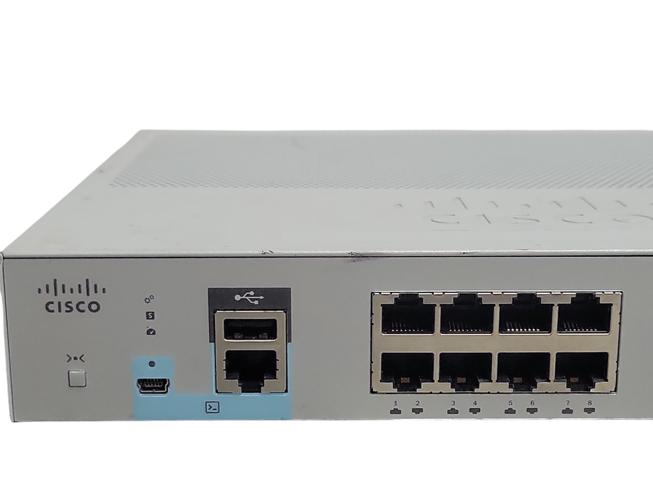 CISCO WS-C2960L-8TS-LL v02 8 Port GigE 10/100/1000 Managed Switch _