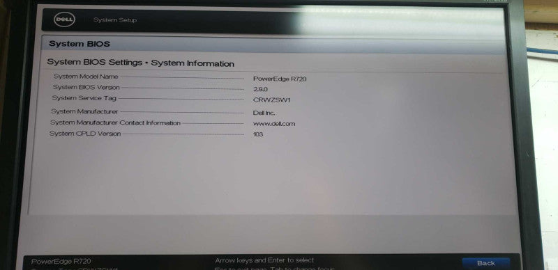 Dell Poweredge R720 Xeon E5-2609 @ 2.40ghz / 40gb ram / H710 Mini Ctrl #