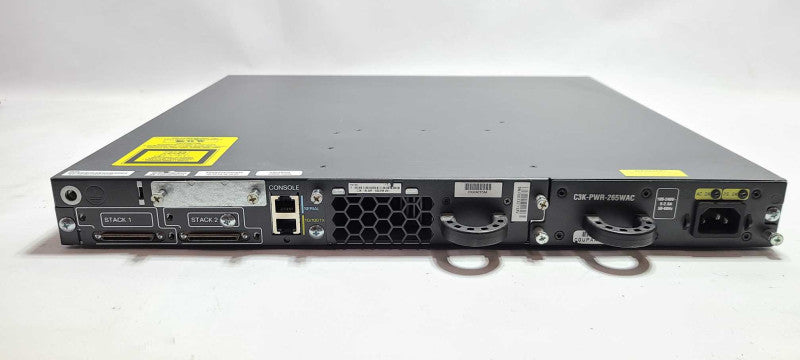 Cisco Catalyst 3750-E Series WS-C3750E-48TD-S 48 Port Gigabit Ethernet Switch $