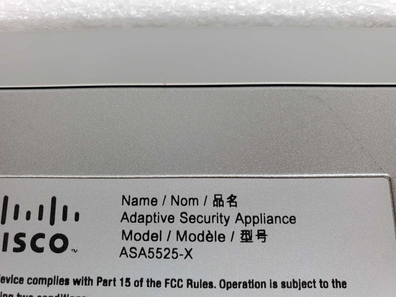 Cisco ASA-5525-X Adaptive Security Appliance VPN PREMIUM LICENSE, No HDD _