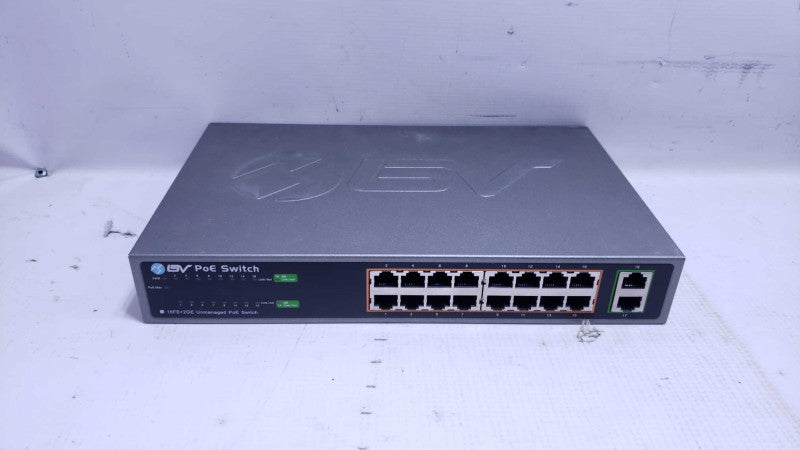 BV-Tech 18-Ports Gigabit 16FE+2GE Unmanaged PoE Switch POE-SW1602A [