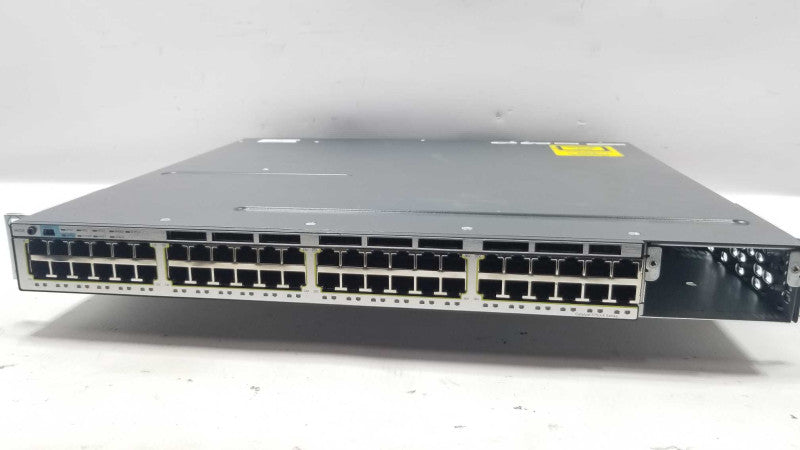 Cisco WS-C3750X-48T-L 48 Port Gigabit 3750X L3 Managed 1U Switch, FCTY RESET ~