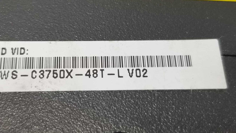 Cisco WS-C3750X-48T-L 48 Port Gigabit 3750X L3 Managed 1U Switch, FCTY RESET ~