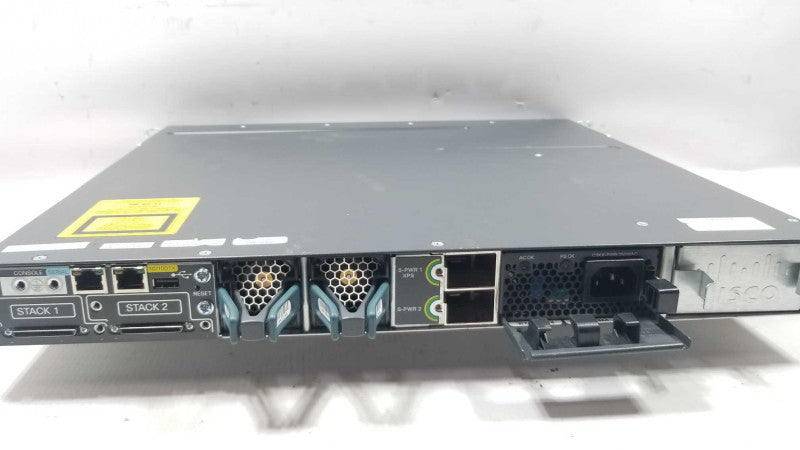 Cisco WS-C3750X-48T-L 48 Port Gigabit 3750X L3 Managed 1U Switch, FCTY RESET ~