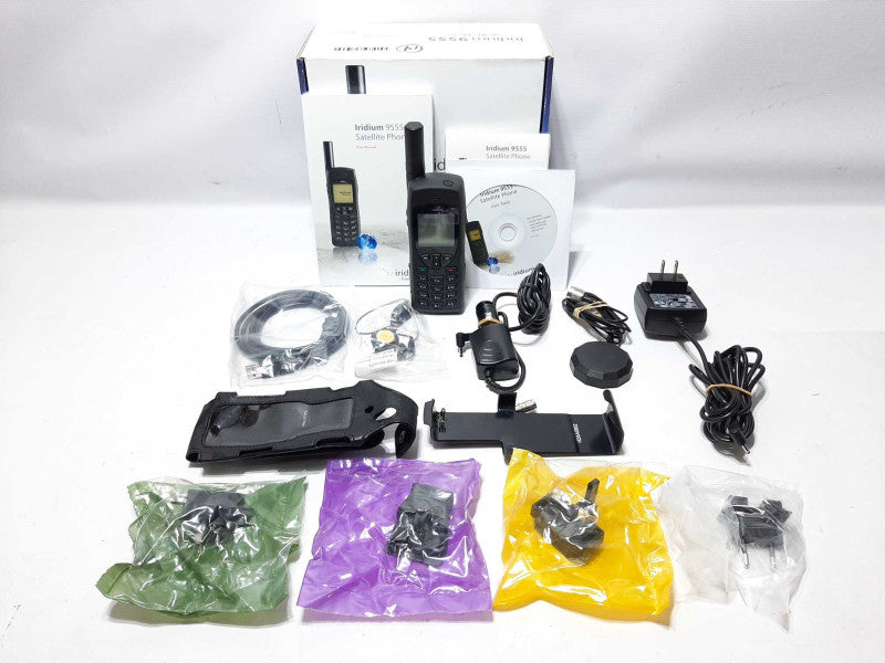 Iridium 9555 Satellite Phone With Accessories +