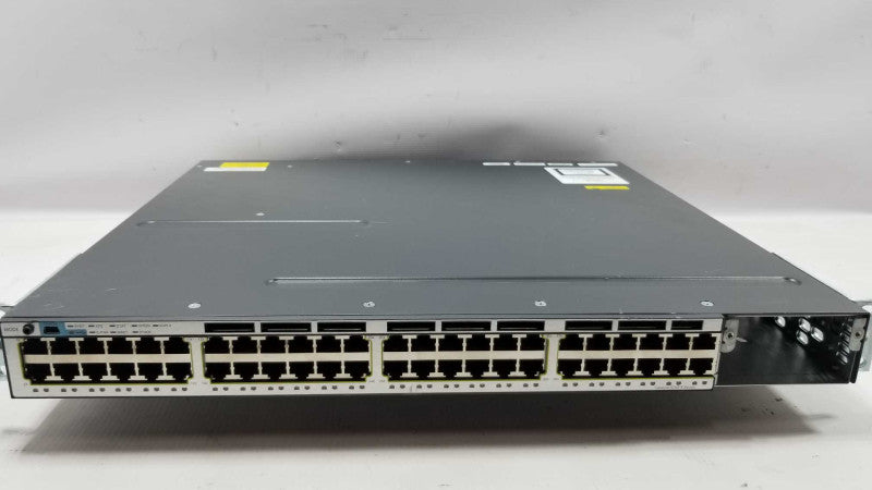 Cisco Catalyst WS-C3750X-48T-S 48-Port 1GbE L3 Managed 1U Switch, FCTY RESET ~