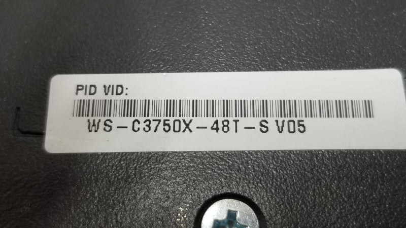 Cisco Catalyst WS-C3750X-48T-S 48-Port 1GbE L3 Managed 1U Switch, FCTY RESET ~